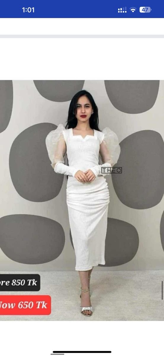 Puffy sleeves bodycone