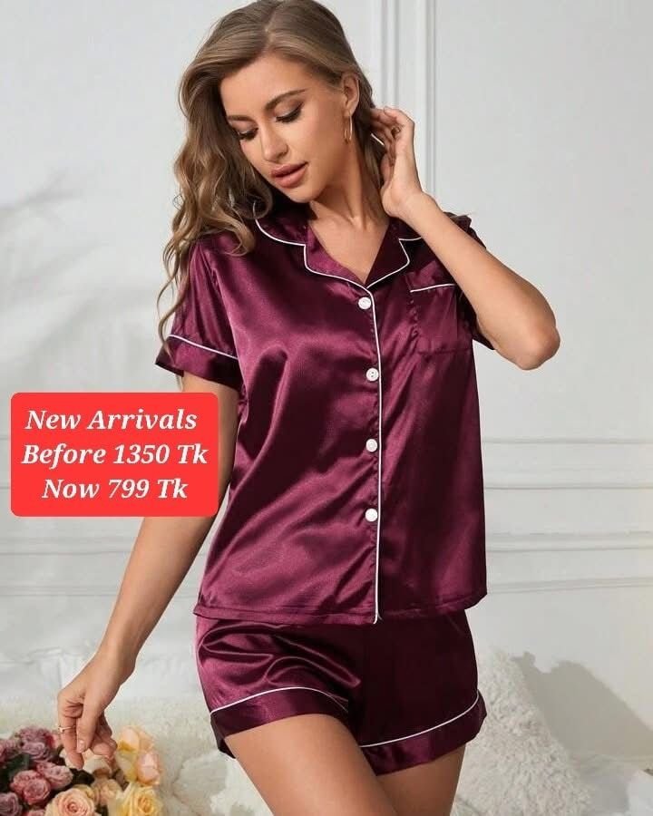 Sathin set(shortpants)