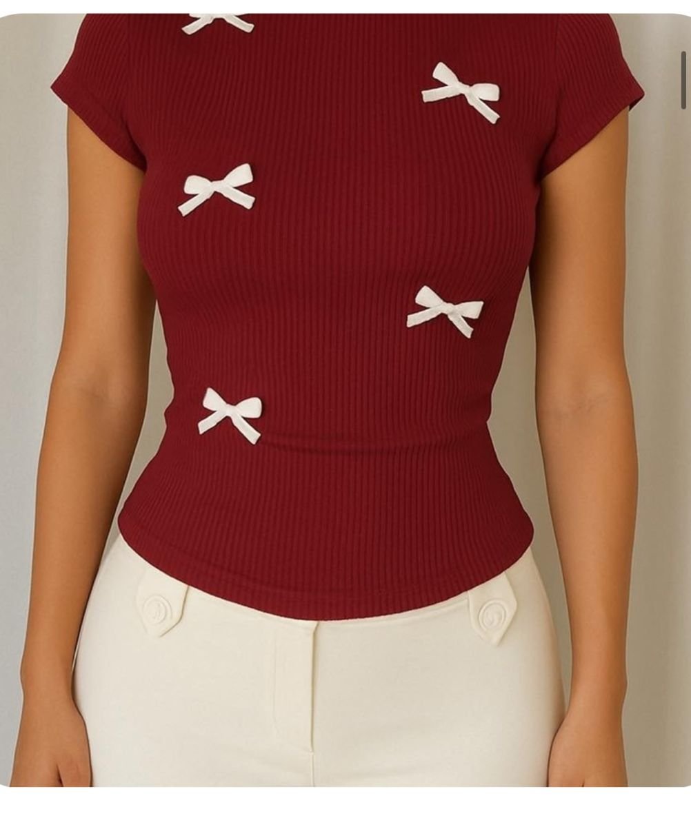Turtle neck bow top