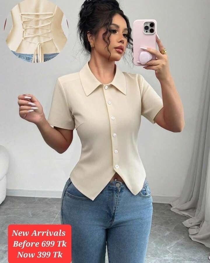 Backcross waist shirt