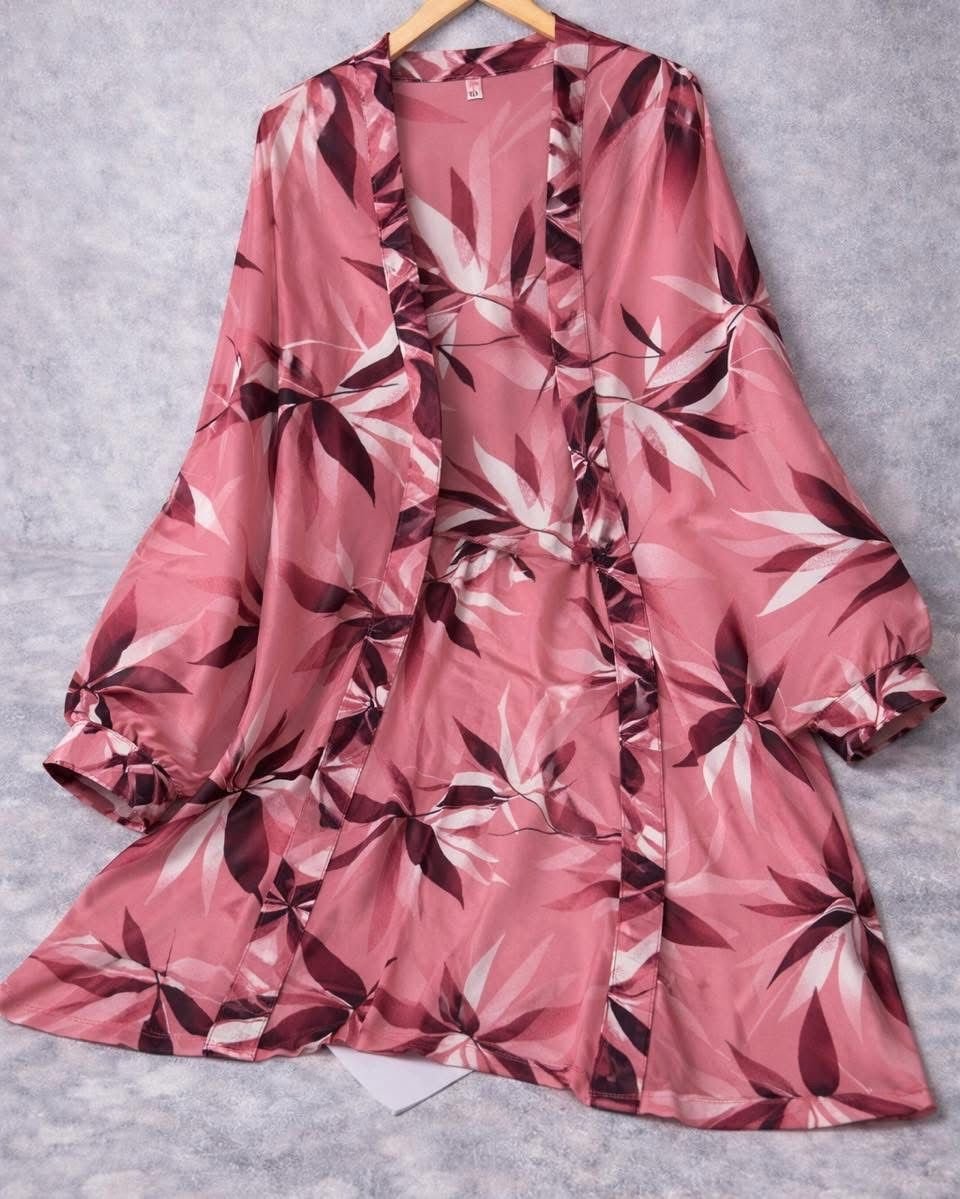 Printed shrug pinkleaf