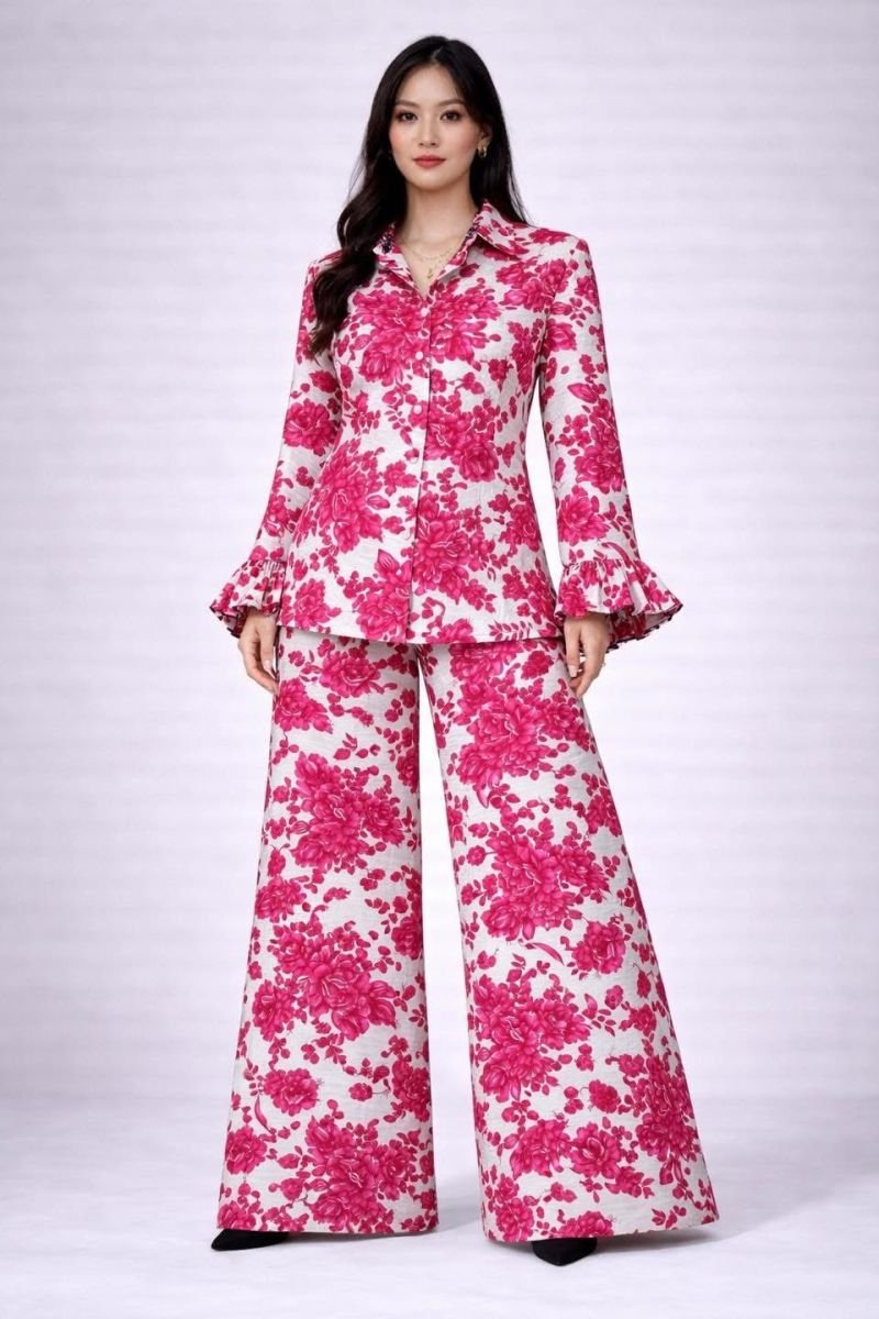 Printed cord cottoncandy