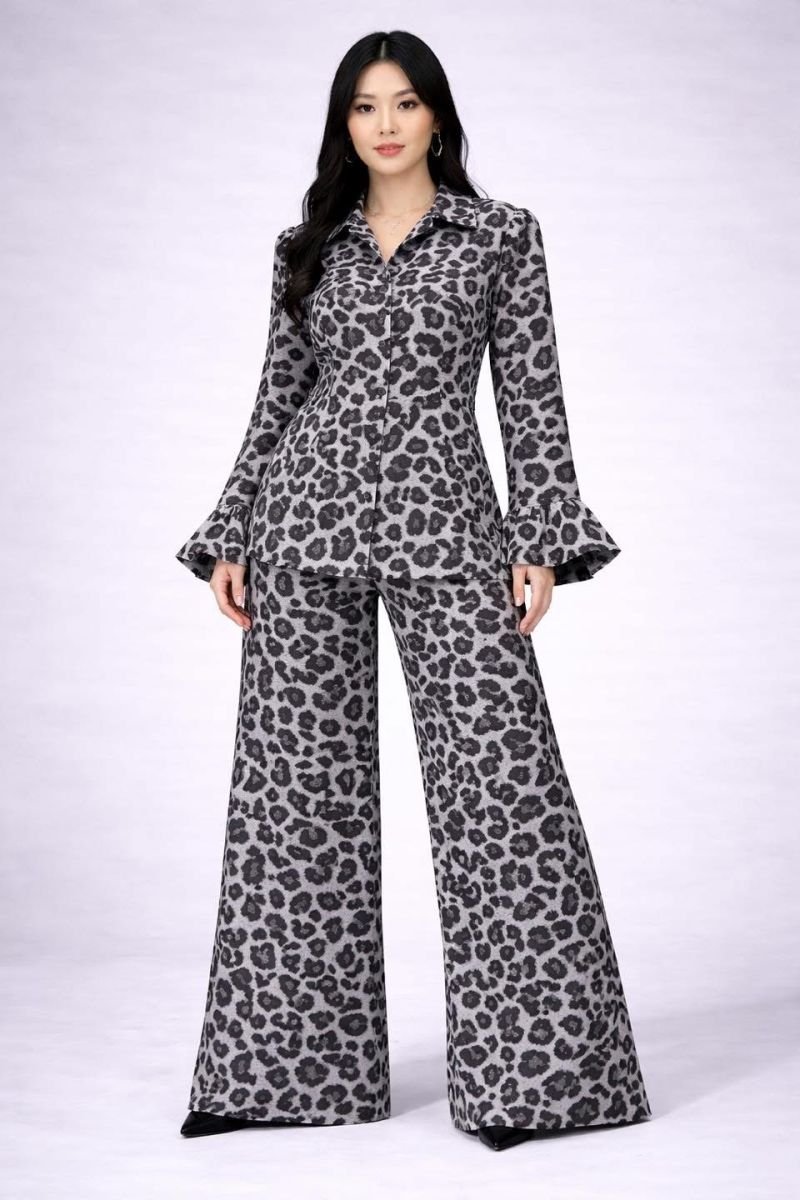 Printed cord whitechittah