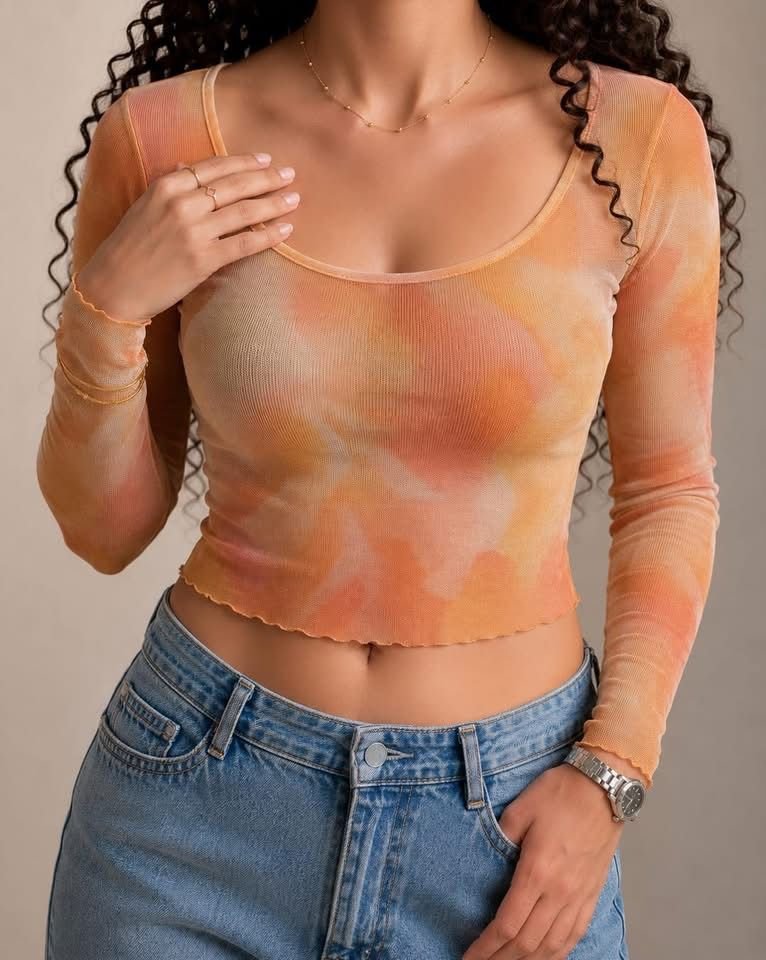Comfy mess top rainbow 051