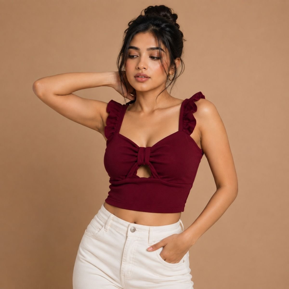 Bou backless top
