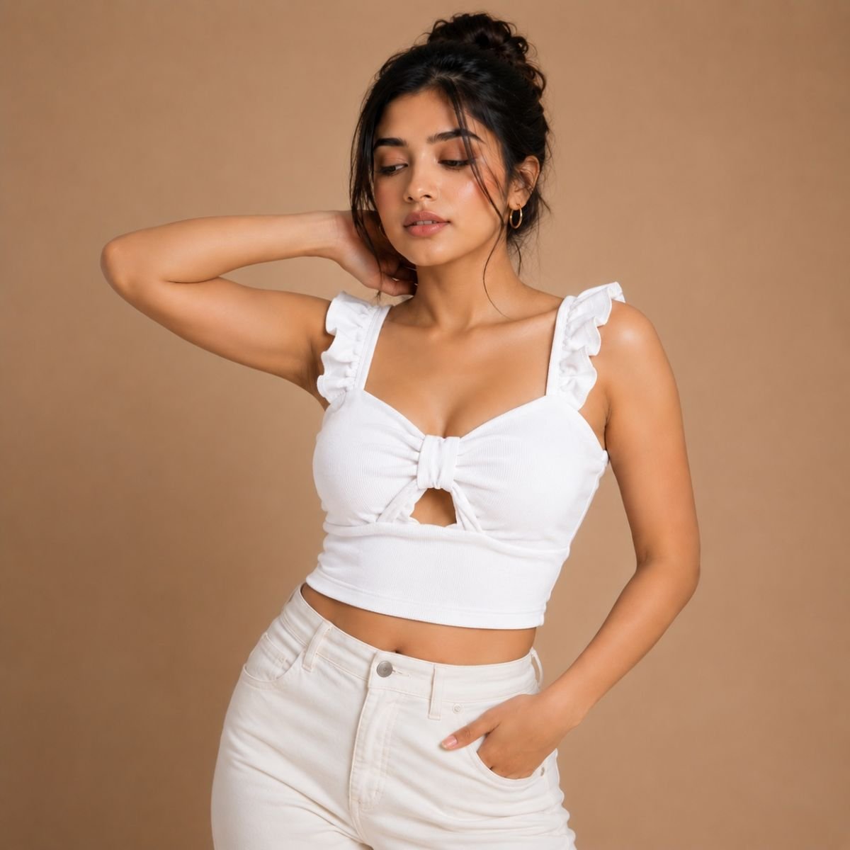 Bou backless top