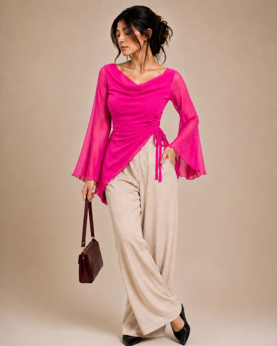 Layered Drapped top
