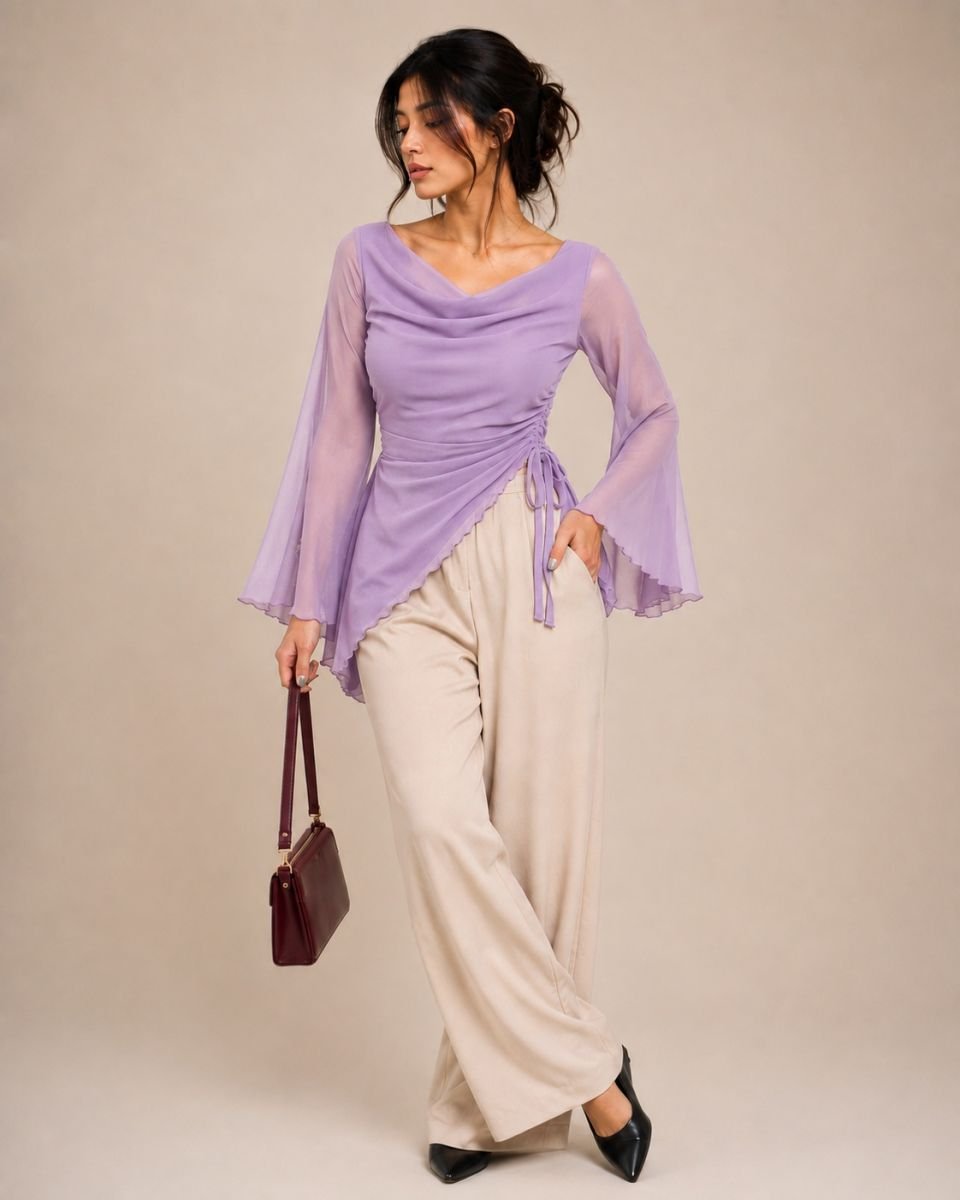 Layered Drapped top