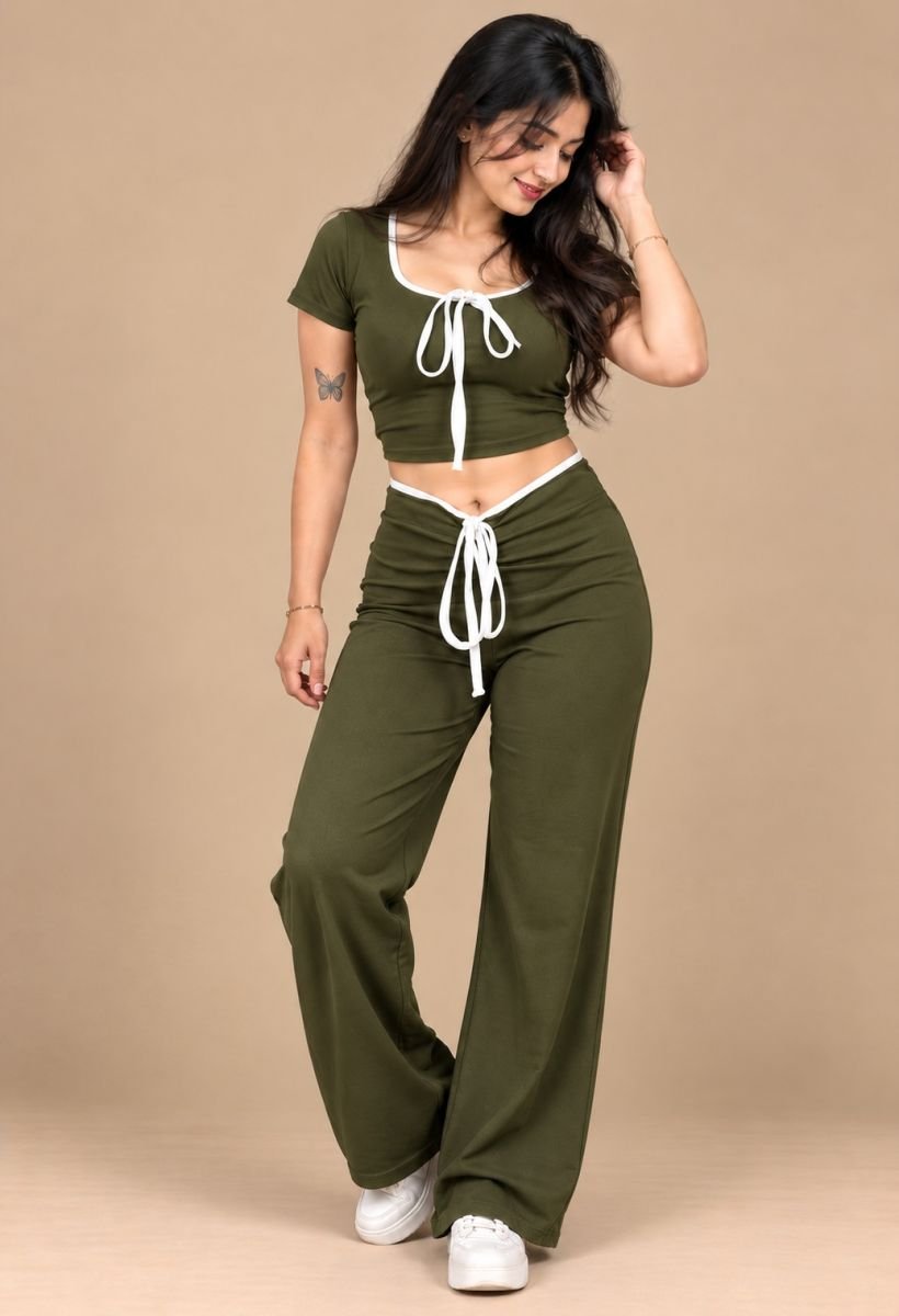 Doubletone halfsleeve cord set