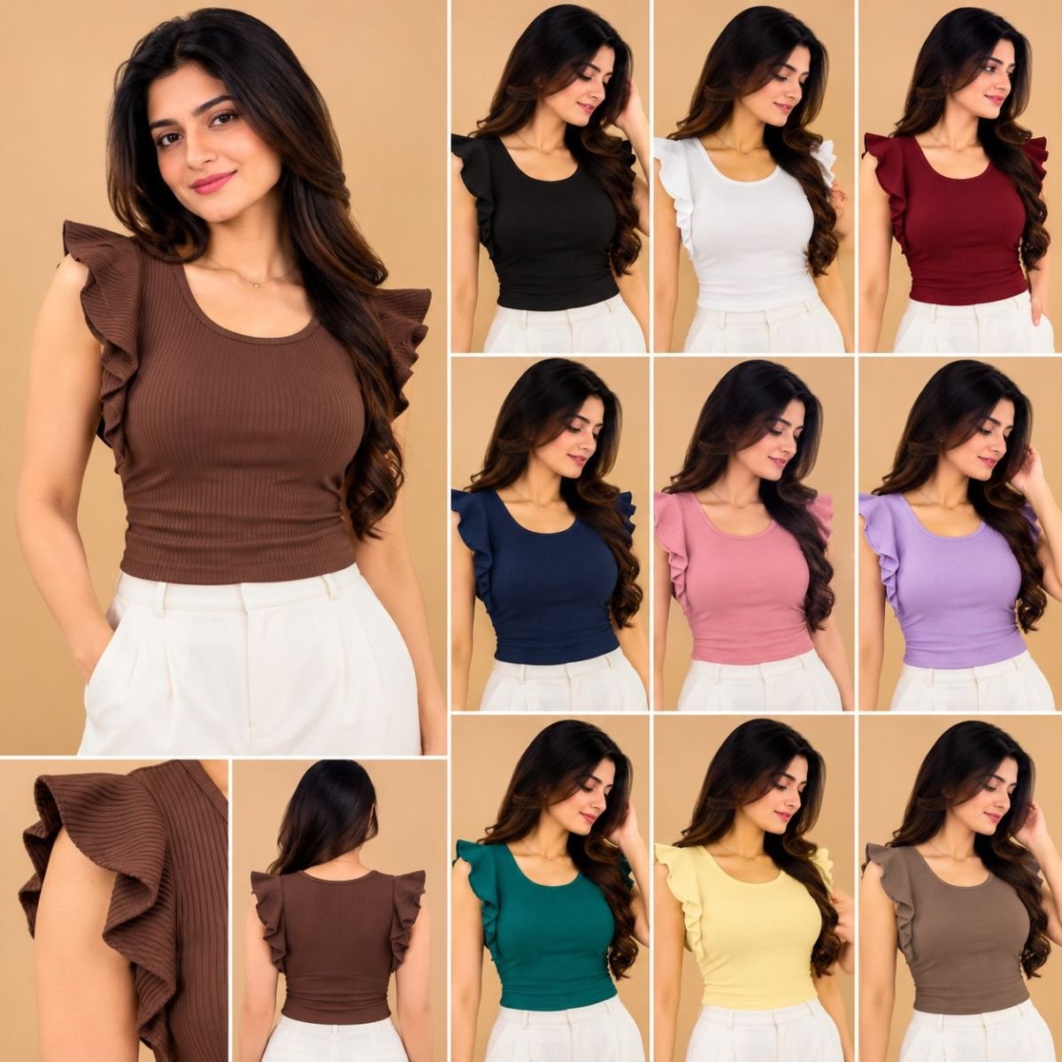 Everyday chic ribbed top