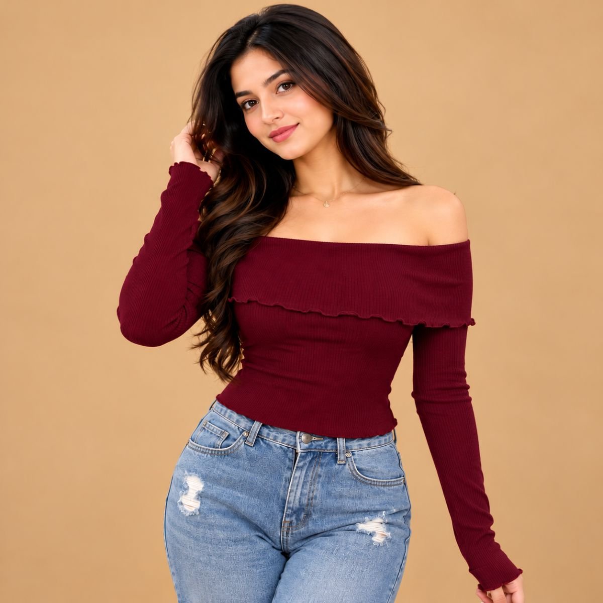 Chicpicu  offsholder top