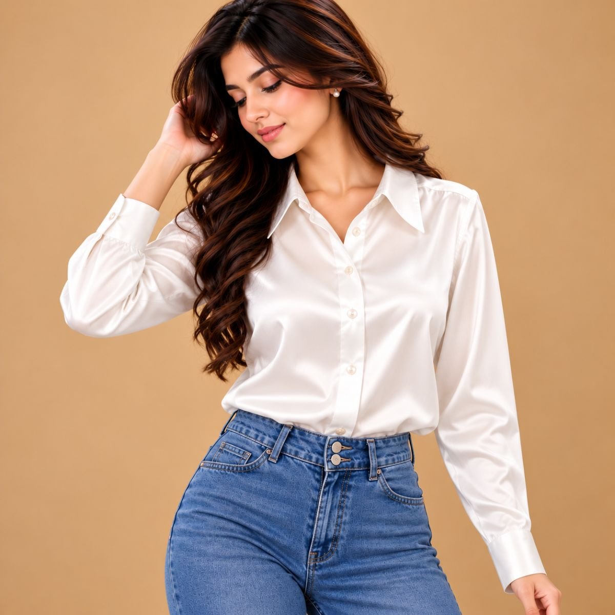 Satin shirt
