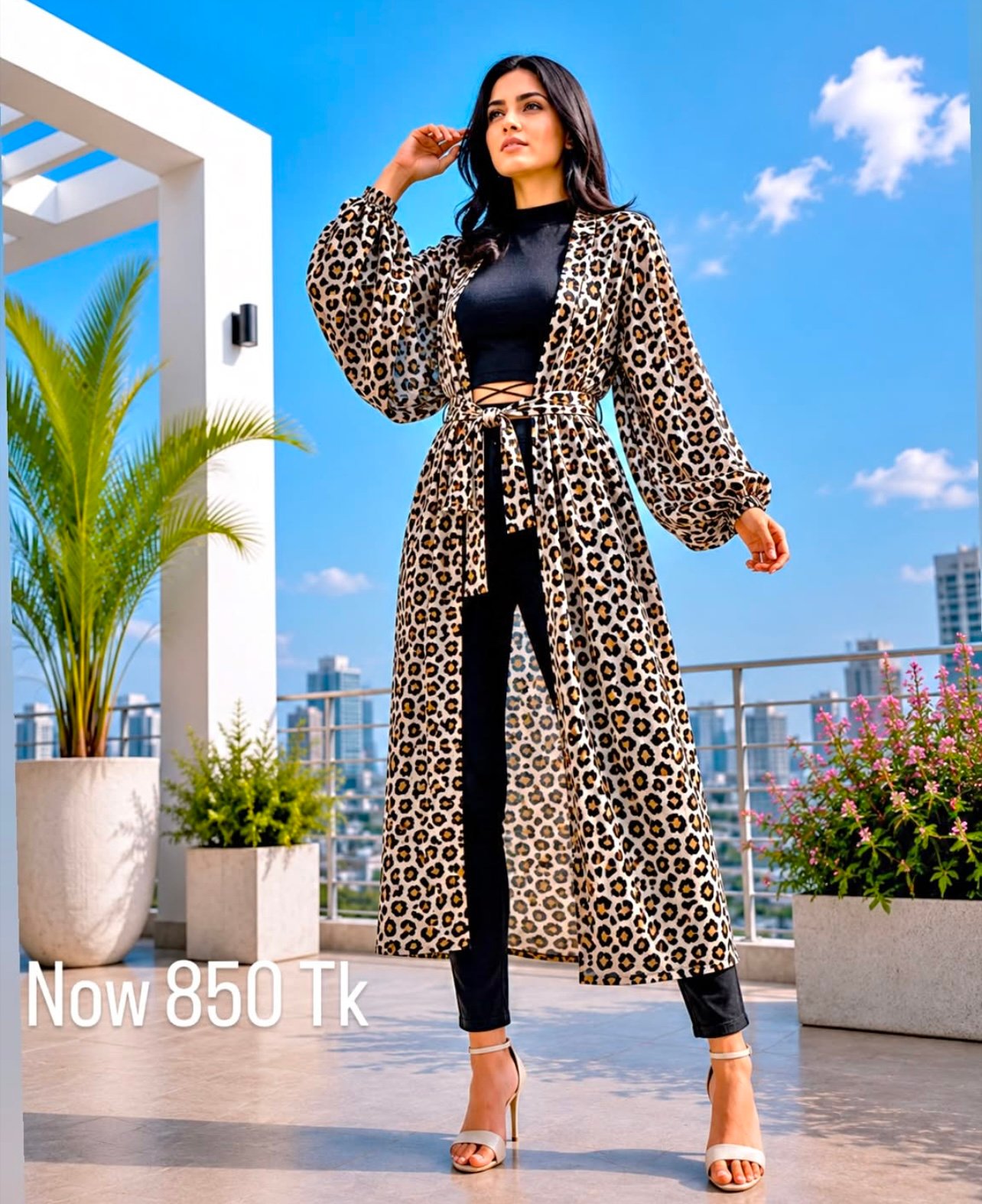Ribbon shrug chittah 063