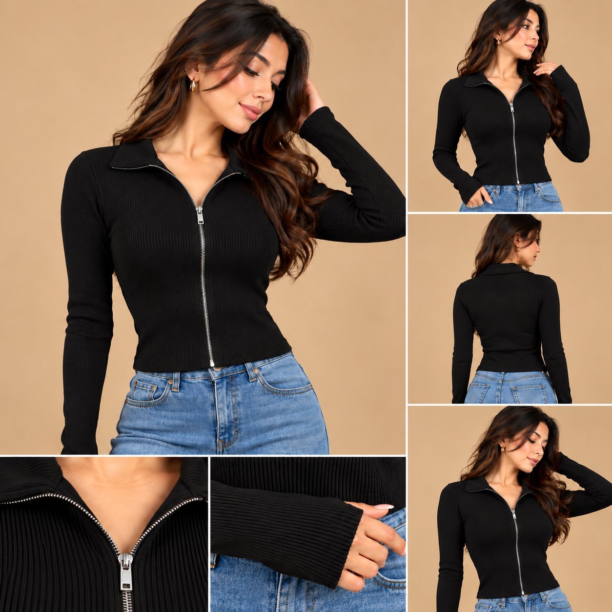 Chic coller jacket