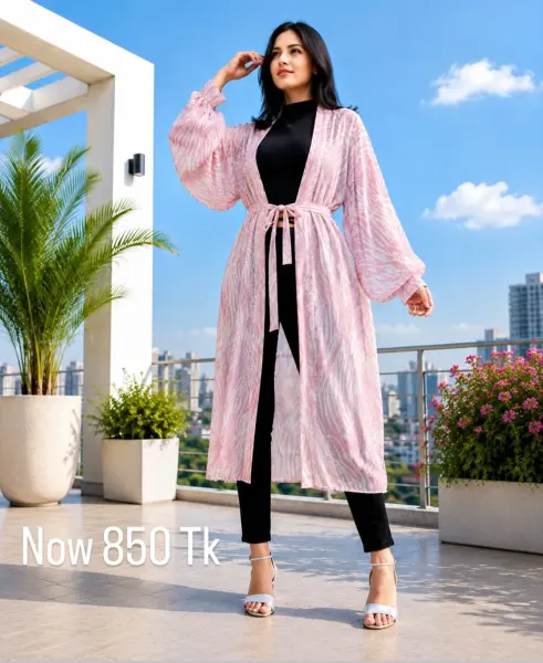 Ribbon shrug pinkflash