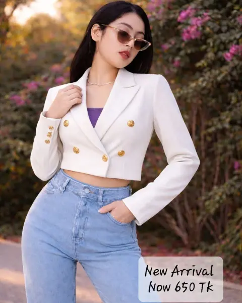Brusted blazer