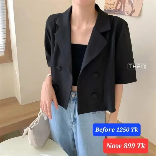 Cropped summe coat
