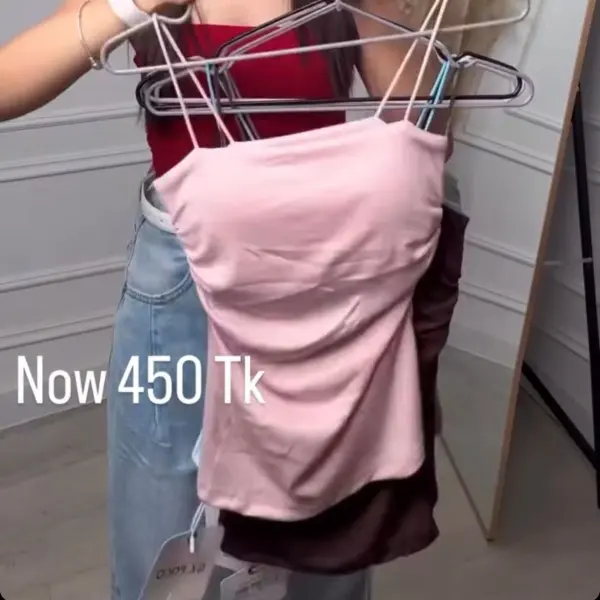 Flow strap top