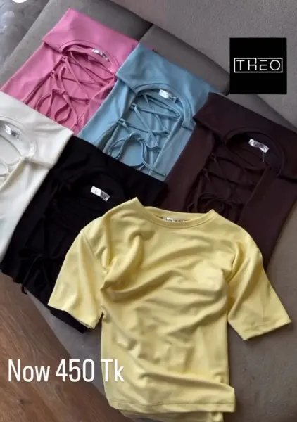 Cross backwaist top