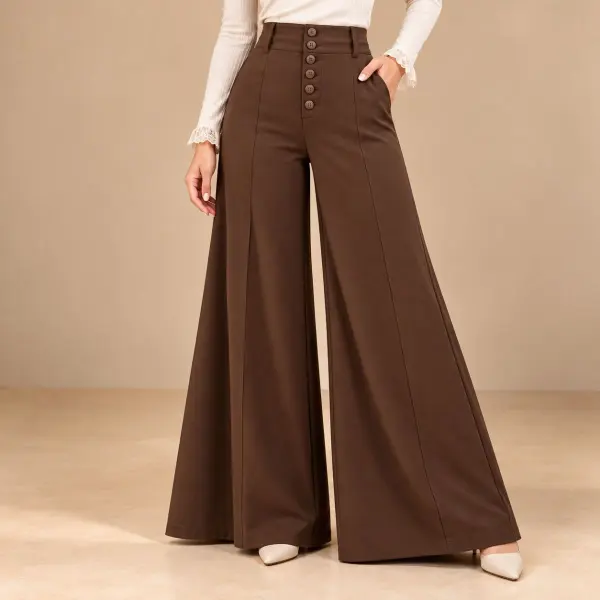 6 bottons flare  pant