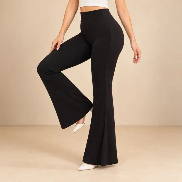 Chic high waisted flare pant