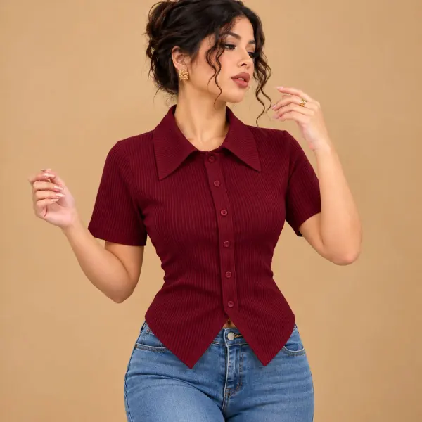 Backcross waist shirt