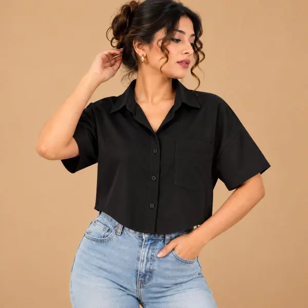 Cherry crop shirt