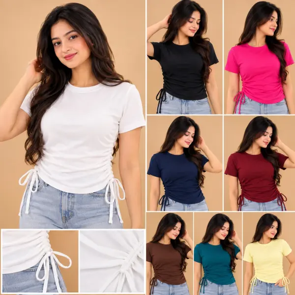 Bothside ruched top